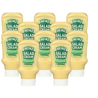 Heinz Salad Cream Original Squeeze Bottle - Case of 10/14.9 oz