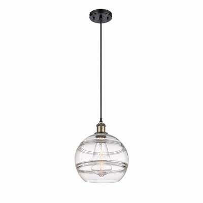 Rochester - 1 Light Cord Hung Mini Pendant In Industrial Style-11.63 Inches Tall and 10 Inches Wide