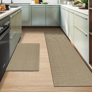 BAGOKIE 2/3 Pieces Non-Skid Kitchen Rugs and Mats Set - 1 of 4