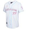 Stake F1 Kick Sauber Men's Miami GP Flamingo White Valtteri Bottas Baseball Jersey - 3 of 4