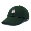 Dalix Strawberry Cow Embroidered Womens Cotton Dad Hat Baseball Cap - 4 of 4