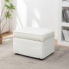 Wovenbyrd Woodcrest 24" Wide Rectangle Storage Ottoman - 4 of 4