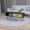Coffee Table Magness, Living Room, Black / Macadamia - 3 of 4
