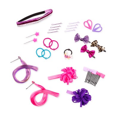doll hair accessories set