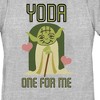 Women's Star Wars Valentine's Day Yoda One for Me T-Shirt - image 2 of 4