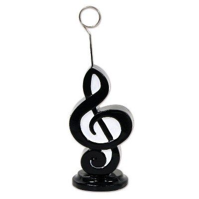 Beistle 6 oz. Musical Note Photo/Balloon Holder; 3/Pack 54752