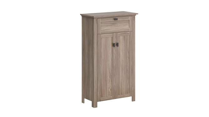 Hayward Two-Door Bathroom Storage Floor Cabinet Dark Woodgrain - RiverRidge Home, 2 of 15, play video