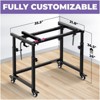Refurbished Liquid Stands Piano Keyboard Stand - Electric Piano Stand for 49 54 61 88 Key - Music Stand Home Recording Studio Workstation DJ Table - 2 of 4