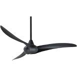 52" Minka Aire Modern 3 Blade Indoor Ceiling Fan with Remote Control Coal for Living Room Kitchen Bedroom Family Dining House Home