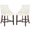 Eleni Tufted Wing Back Counter Stool (Set Of 2) - BST6305 - Safavieh - 2 of 4