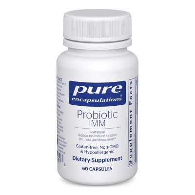 Pure Encapsulations Probiotic IMM - Shelf Stable Probiotic Blend to Support Immune Function and Maintain Eye, Nose and Throat Health* - 60 Capsules