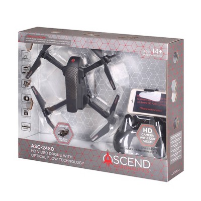 Ascend Aeronautics ASC-2450 Premium HD Video Drone with Optical Flow Technology