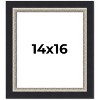 PosterPalooza | Embellished Black Picture Frame - UV Acrylic, Foam Board Backing, Hanging Hardware - 2 of 4