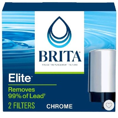 Brita Elite Water Filter Replacement, Reduces Lead - 2 Count
