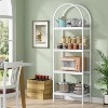 Hommoo Arched Bookcase Display Rack with Storage Shelves - 4 of 4
