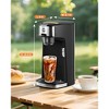 Jojoka Compact Single Serve Coffee Maker for K-Cup, Ground Coffee & Tea – Fast Brewing, Adjustable Drip Tray, 2-Cup Water Tank - 3 of 4