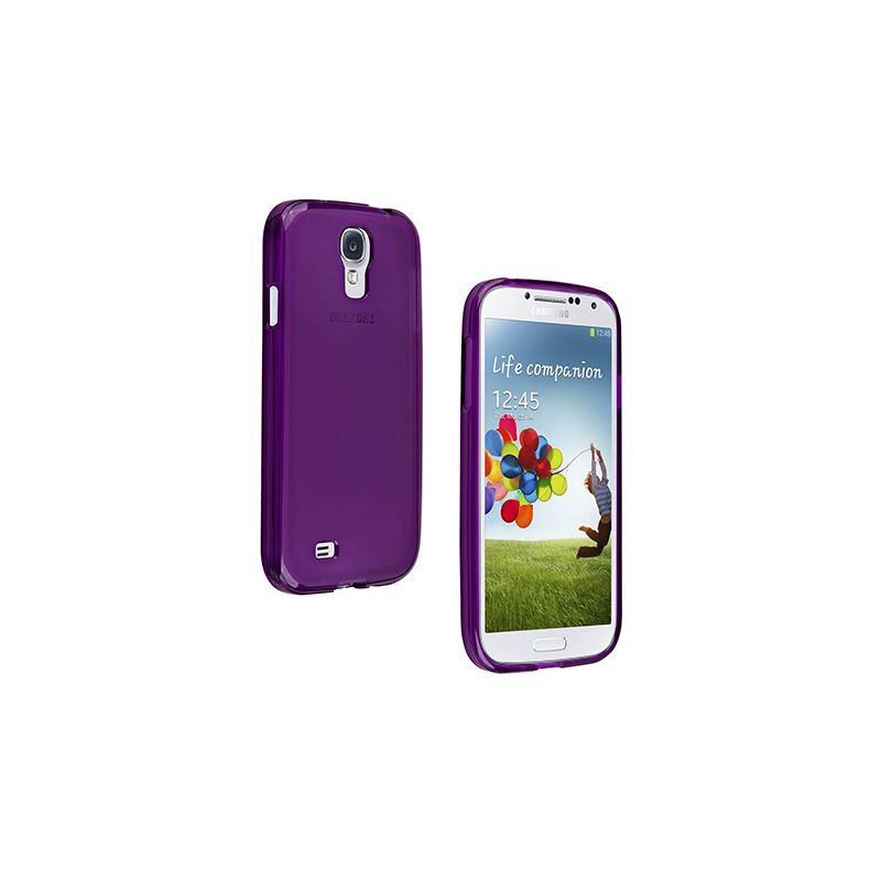 Verizon High Gloss Silicone Case for Samsung Galaxy S4 (Purple), 3 of 4