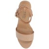 Journee Collection Womens Andiah Buckle Espadrille Wedge Sandals - 4 of 4