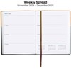 Global Printed Products 14 Month 8"x10" Planner Brown and Black 2025 - 4 of 4