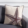 Lucky Star Pillow (Set of 2) - Ecru - 18"X18" - Safavieh - 3 of 4