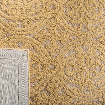 Ivory Hand-Tufted Wool Rectangular Area Rug