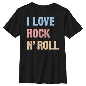Boy's Lost Gods I Love Rock N' Roll T-Shirt - 1 of 4