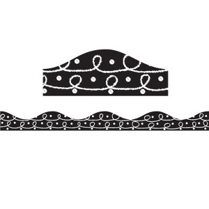 Ashley Productions Magnetic Border, Scribble Chalk Loops, 12' (Pack of 6) - 1 of 1