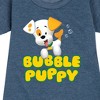 - Bubble Guppies - Bubble Puppy Graphic Short Sleeve Fleece Dress - 2 of 4
