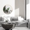 36" Round Gold Wall Mirror, Modern Style, Shatterproof Tempered Glass, Wall Mounted, Perfect for Bathroom, Bedroom, Living Room - 2 of 4