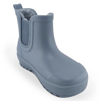 Bearpaw Toddler Chelsea Rain Boots With Faux fur Lining Slate Size 8t Target