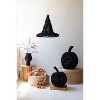 Kalalou Halloween Porch Decorations – Set of 2 Handpainted Black Twig Pumpkins - 3 of 3