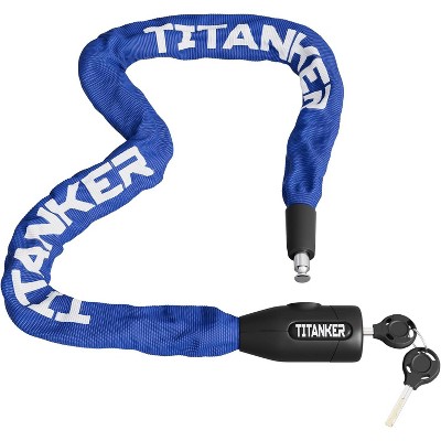 Sportneer Bike Chain Lock with Keys, 3.3 Feet Security Heavy Duty Anti-Theft Bicycle Chain Locks for Bike