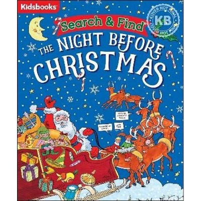 Search & Find the Night Before Christmas - (Hardcover)