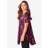 Roaman's Plus Size Ultra Drape V-Neck Swing Tunic Top - 4 of 4