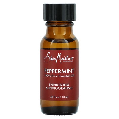 SheaMoisture 100% Pure Essential Oil, Peppermint, 0.45 fl oz (13 ml)