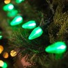 Northlight 25ct LED C7 Christmas Lights Green - 16' Green Wire - 2 of 4