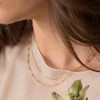 Bearfruit Jewelry Sterling Silver 18k Gold Plated Leena Necklace - 4 of 4