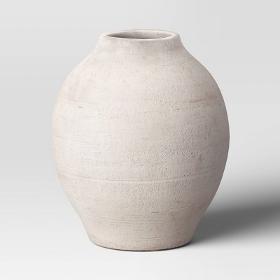 Large Ceramic Rustic Artisan Vase - Threshold&#8482;