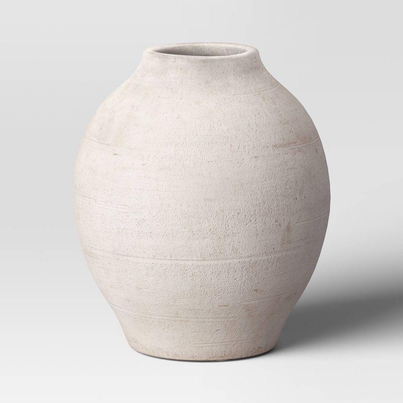 Large Ceramic Rustic Artisan Vase - Threshold&#8482;, 1 of 9