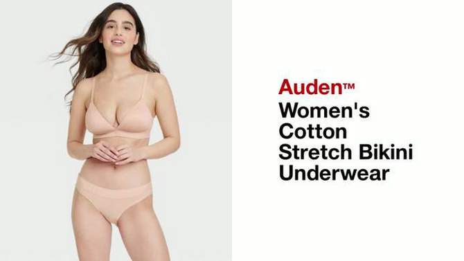 Women's Cotton Stretch Bikini Underwear - Auden™, 2 of 6, play video