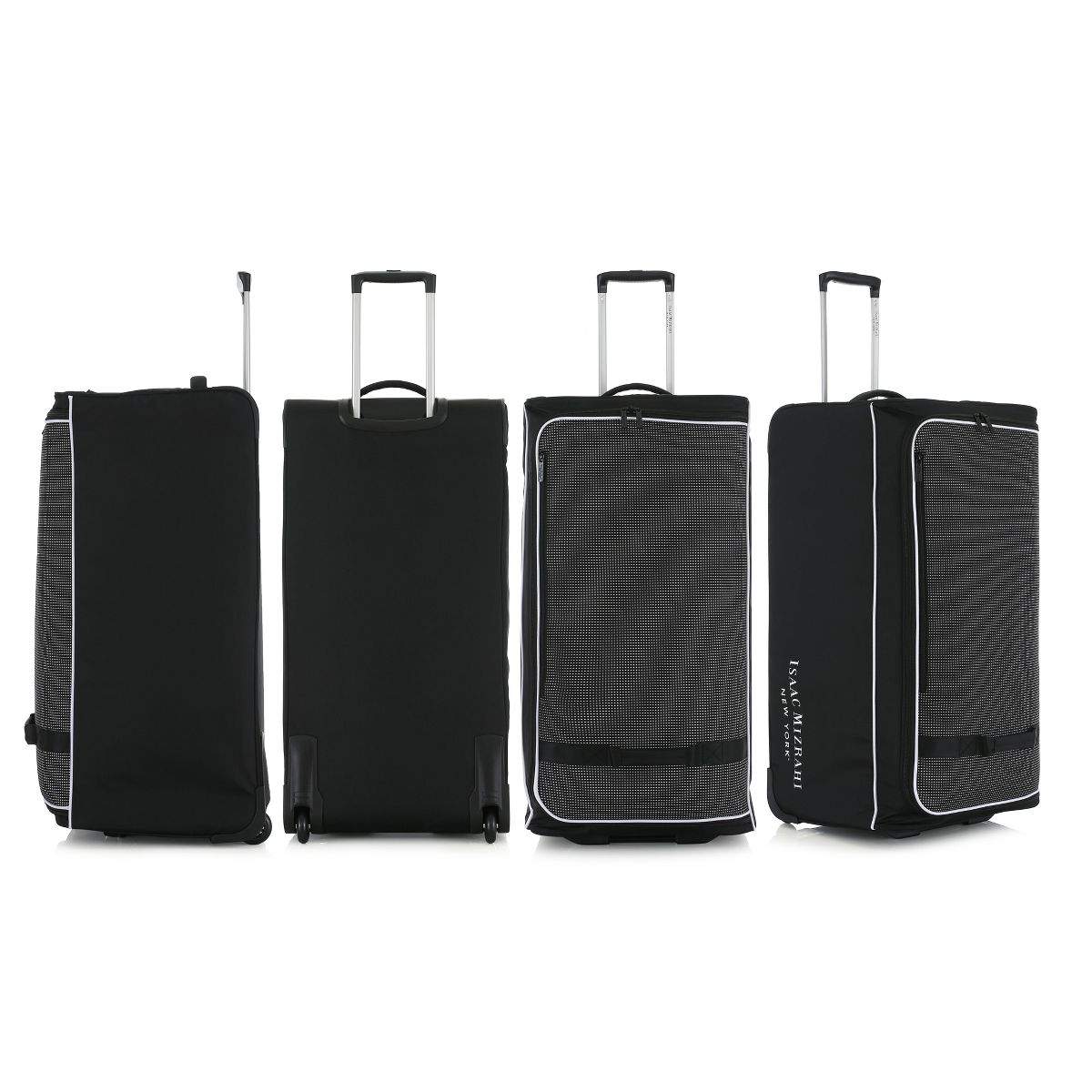Isaac Mizrahi SOL Softside Rolling Duffel 4-Piece Luggage Set (20", 28", 30" & 32") with Telescoping Handle - thumbnail 5