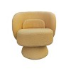 Vynxaria 360¡ã  Accent Chair ¨C Modern Barrel Chair with Toss Pillows - 3 of 4