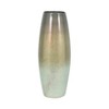 Decorative Floor Vase Boho Glam Design Glass and Iron Tall Modern Accent for Home Office Living Room Bedroom Shelf Display - 2 of 4