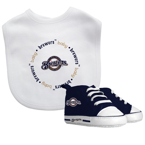 Baby Fanatic Officially Licensed 3 Piece Unisex Gift Set - Mlb Milwaukee  Brewers : Target