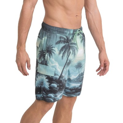 Boards Men's 8" Palm Landia Sea Green Swim Suit | Small — фото 3