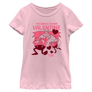 Girl's Sonic the Hedgehog The World Is Mine Valentine T-Shirt - 1 of 4