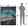 National Park Foundation  Grand Teton National Park Sticker Blanket 50"x60" Woven Tapestry - 2 of 4