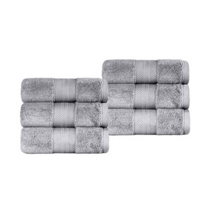 Luxury Cotton Heavyweight Solid Plush Towel Set by Blue Nile Mills - 1 of 4