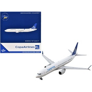 Boeing 737 MAX 9 Commercial Aircraft "Copa Airlines" (HP-9907CMP) White with Blue 1/400 Diecast Model Airplane by GeminiJets - 1 of 4