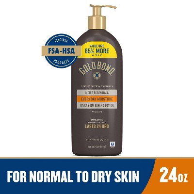 Gold Bond Men's Moisture Hand And Body Lotion - 24oz : Target